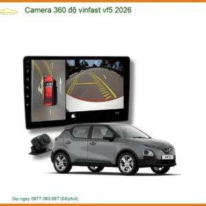 Camera 360 độ Vinfast VF5 2026 - Địa Chỉ Lắp Đặt Chính Hãng TPHCM
