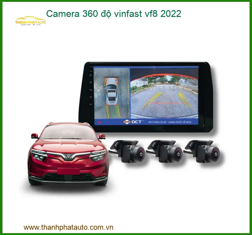 Camera 360 độ Vinfast VF8 2022 - Địa Chỉ Lắp Đặt Uy Tín TPHCM