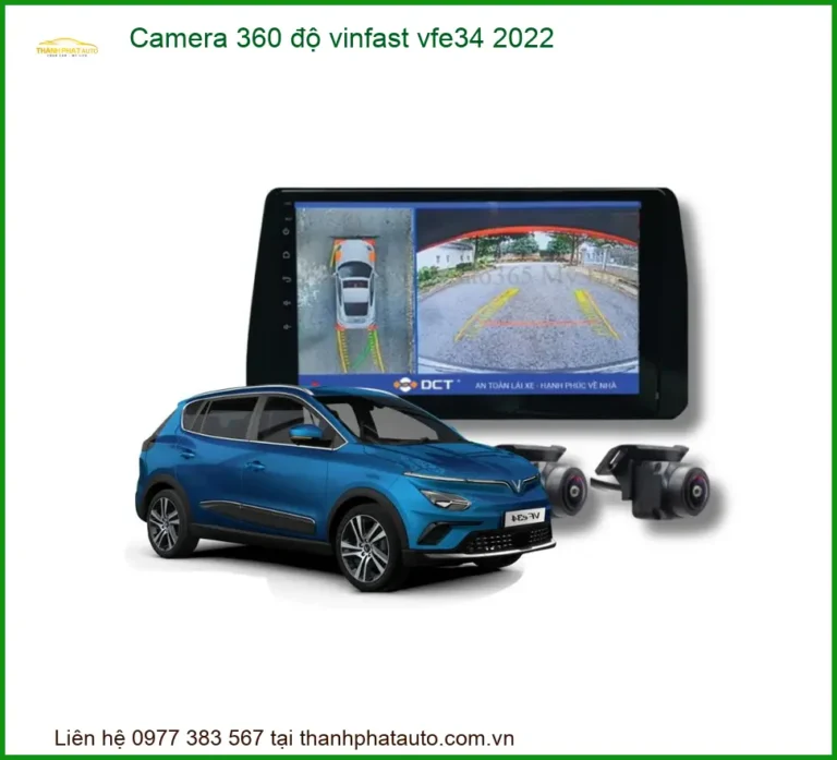Camera 360 độ VinFast VFe34 2022 - Trung Tâm Lắp Đặt Chính Hãng TPHCM