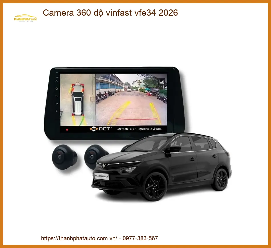 Camera 360 độ Vinfast VF e34 - Trung Tâm Lắp Đặt Uy Tín TPHCM