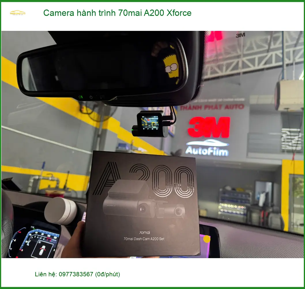 Anh Việt lắp Camera hành trình 70mai A200 Xforce cho xe ở Quận 7 ảnh thực tế 3