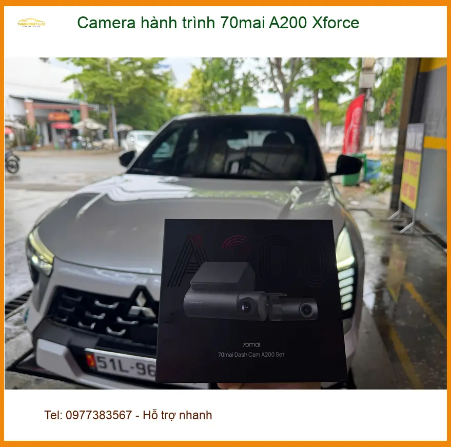 Anh Việt lắp Camera hành trình 70mai A200 Xforce cho xe ở Quận 7 ảnh thực tế 4