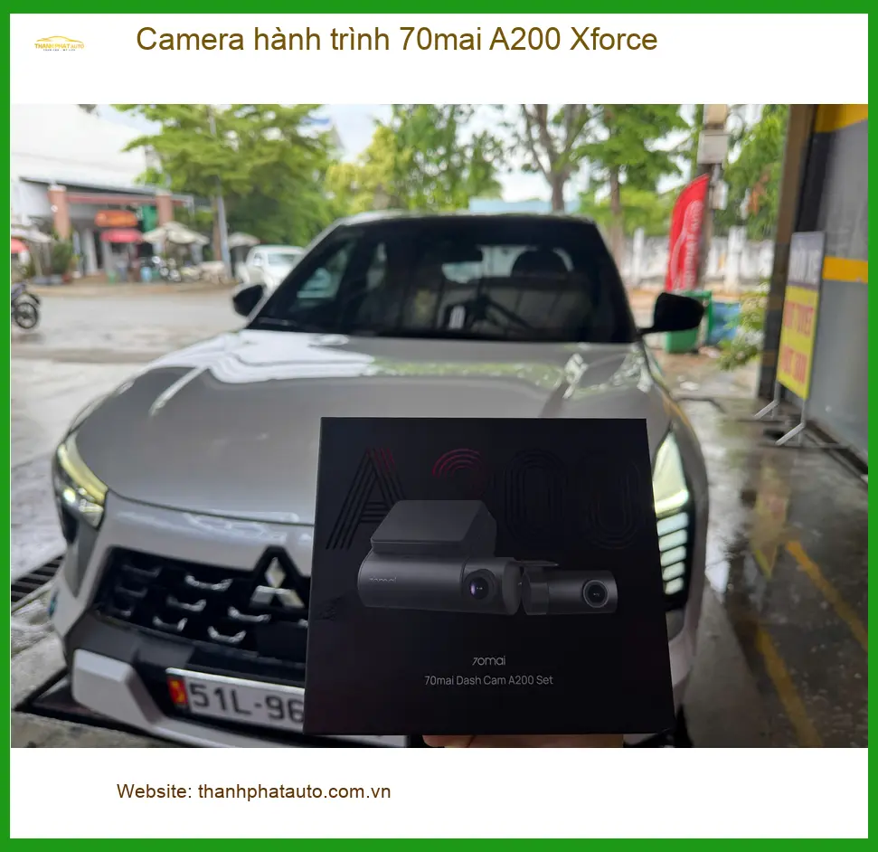 Chị Lan Anh lắp Camera hành trình 70mai A200 Xforce cho Kia Seltos tại Củ Chi ảnh thực tế 3