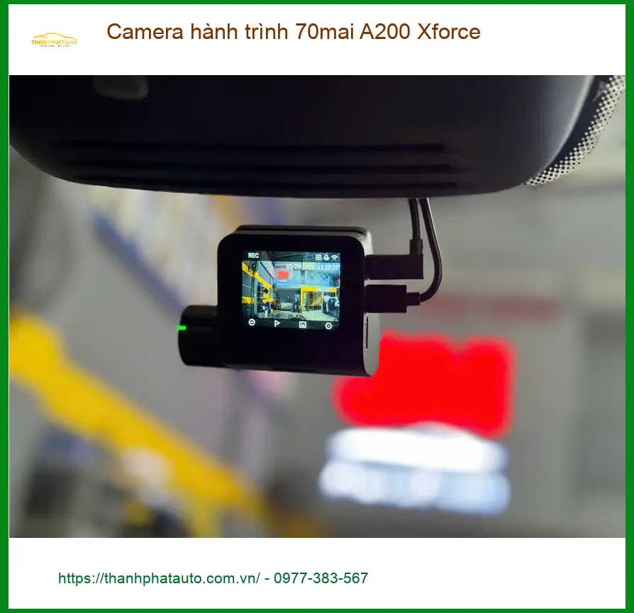 Anh Dũng lắp Camera 70mai A200 Xforce cho Kia K3 tại Quận 12