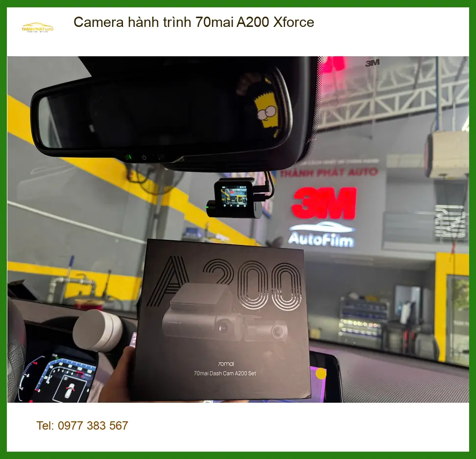 Anh Dũng lắp Camera 70mai A200 Xforce cho Kia K3 tại Quận 12 ảnh thực tế 2