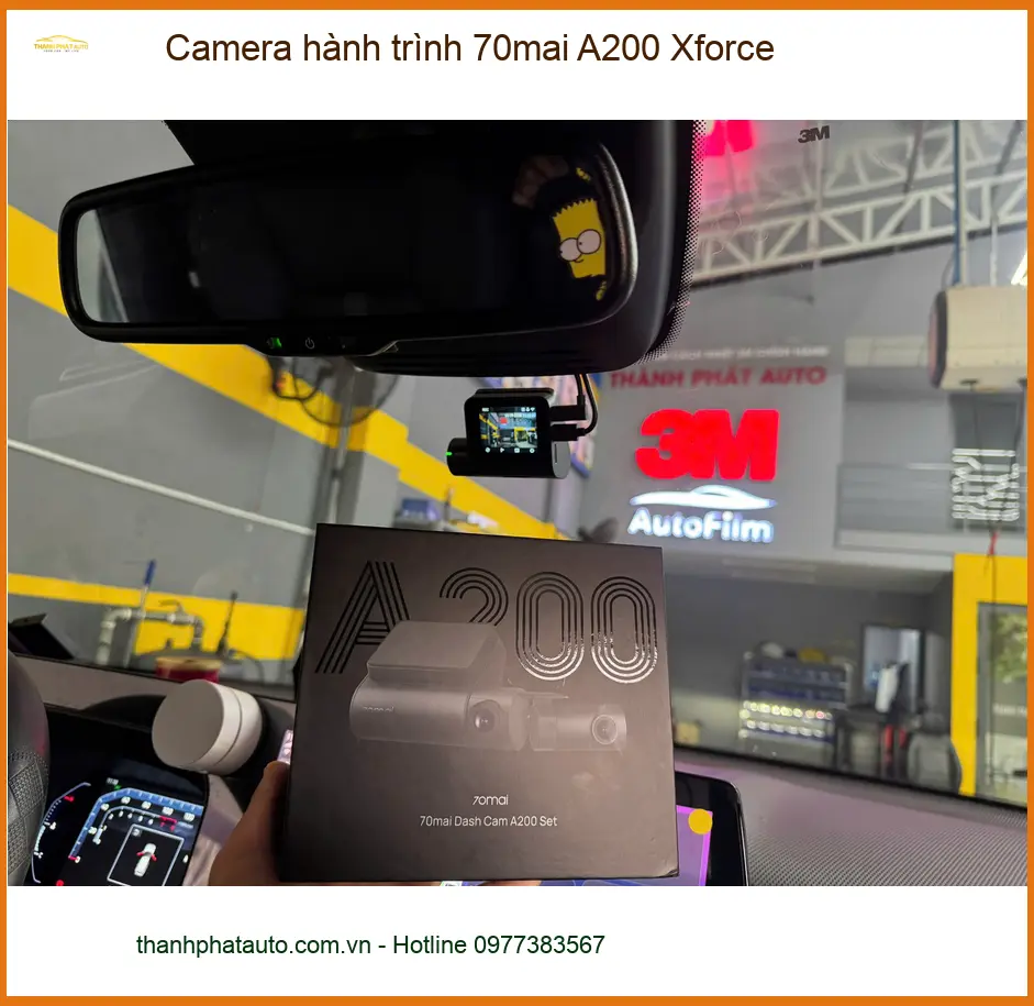 Chị Hà lắp Camera hành trình 70mai A200 Xforce cho Honda Civic ở Quận 6 ảnh thực tế 4