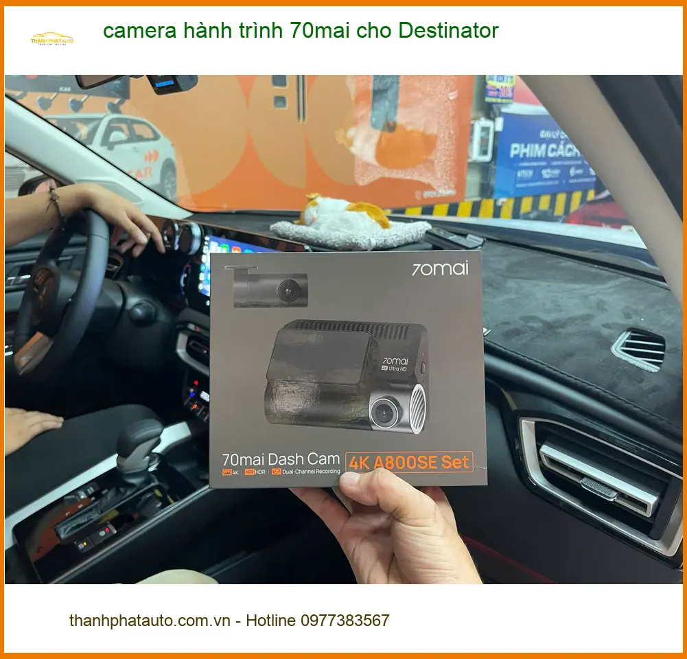 Anh Minh lắp camera hành trình 70mai cho Honda CR-V tại Quận Bình Chánh