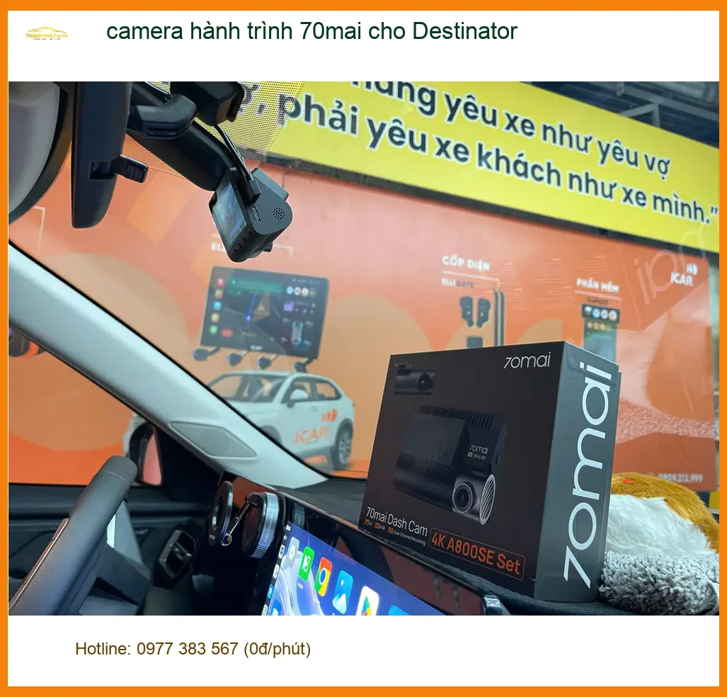 Anh Huy lắp camera hành trình 70mai cho Honda CRV tại Quận 12 để bảo vệ xe