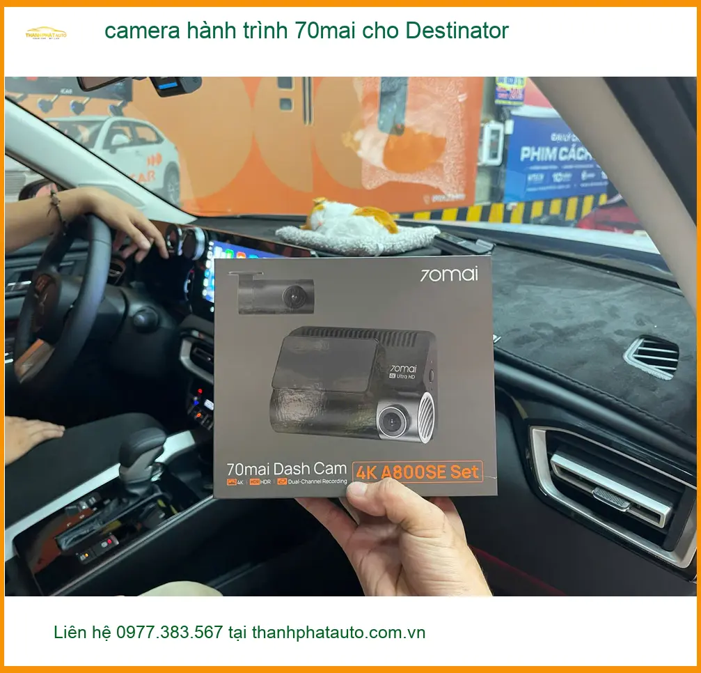 Anh Huy lắp camera hành trình 70mai cho Honda CRV tại Quận 12 để bảo vệ xe ảnh thực tế 3