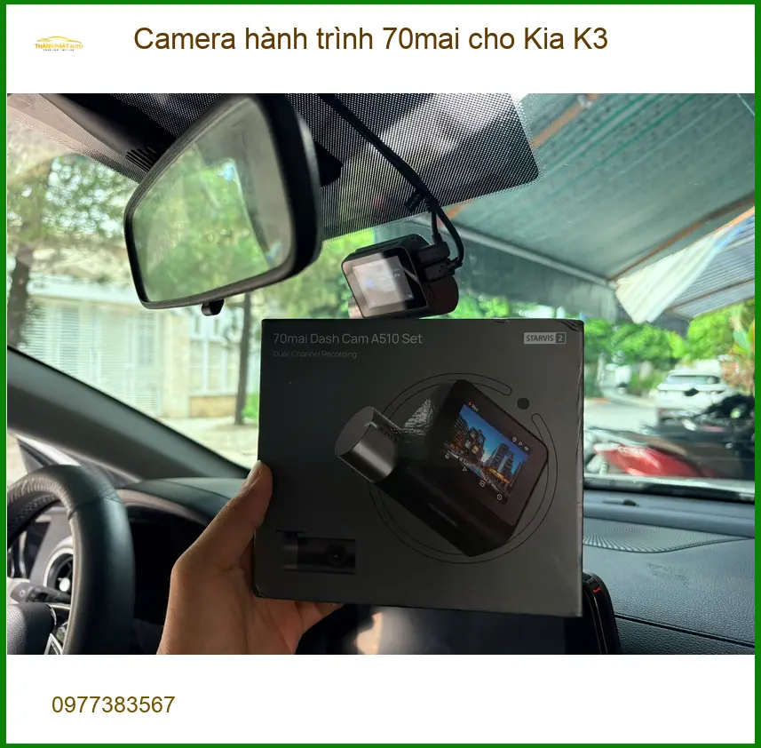 Anh Minh lắp Camera hành trình 70mai cho Kia K3 ở Nhà Bè để ghi bằng chứng giao thông