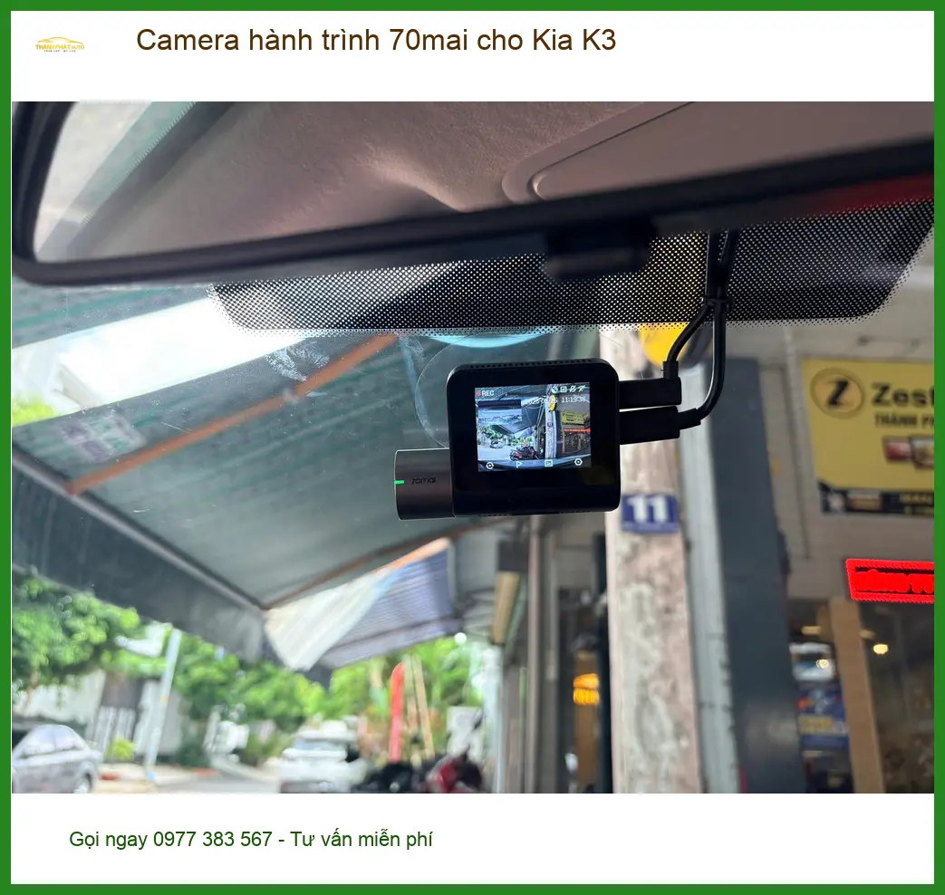 Anh Minh lắp Camera hành trình 70mai cho Kia K3 ở Nhà Bè để ghi bằng chứng giao thông ảnh thực tế 4