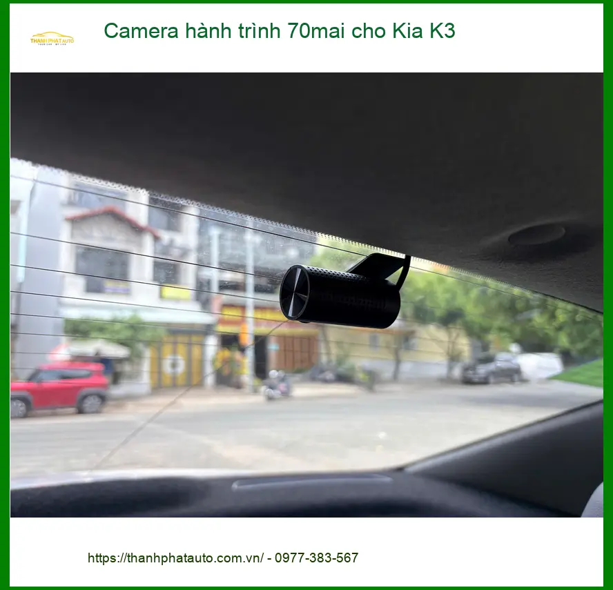 Anh Minh lắp Camera hành trình 70mai cho Kia K3 tại Quận 1 an toàn ảnh thực tế 2