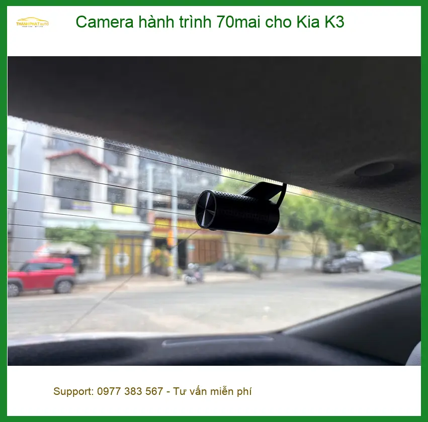 Chị Thanh lắp Camera hành trình 70mai cho Kia K3 tại Quận 3 đảm bảo an toàn khi di chuyển ảnh thực tế 2