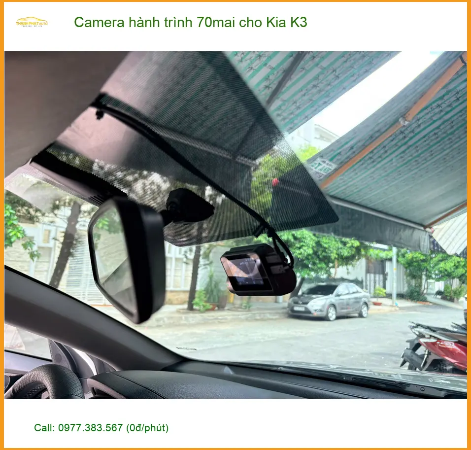 Chị Thanh lắp Camera hành trình 70mai cho Kia K3 tại Quận 3 đảm bảo an toàn khi di chuyển ảnh thực tế 4