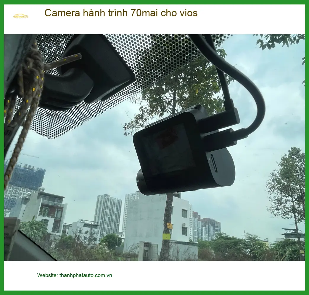 Chị Thảo lắp Camera hành trình 70mai chính hãng cho Vios tại Quận 4