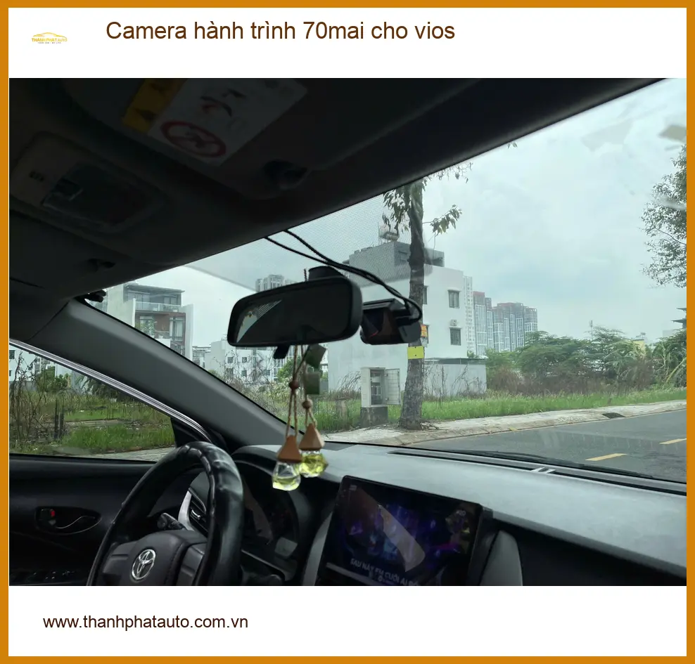 Chị Thảo lắp Camera hành trình 70mai chính hãng cho Vios tại Quận 4 ảnh thực tế 2