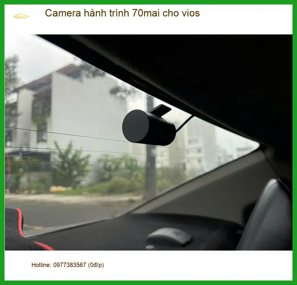 Chị Thảo lắp Camera hành trình 70mai chính hãng cho Vios tại Quận 4 ảnh thực tế 4