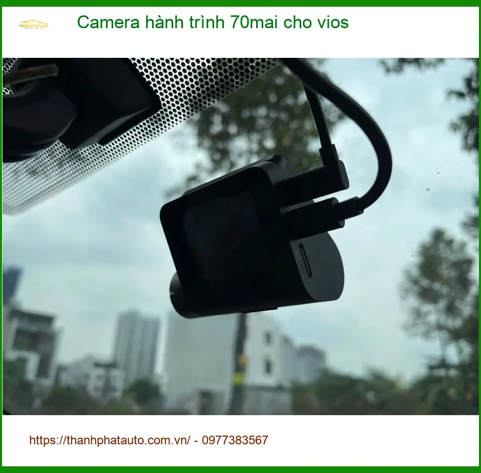 Chị Mai gắn Camera hành trình 70mai cho Vios tại Quận Thủ Đức để an tâm hơn ảnh thực tế 2