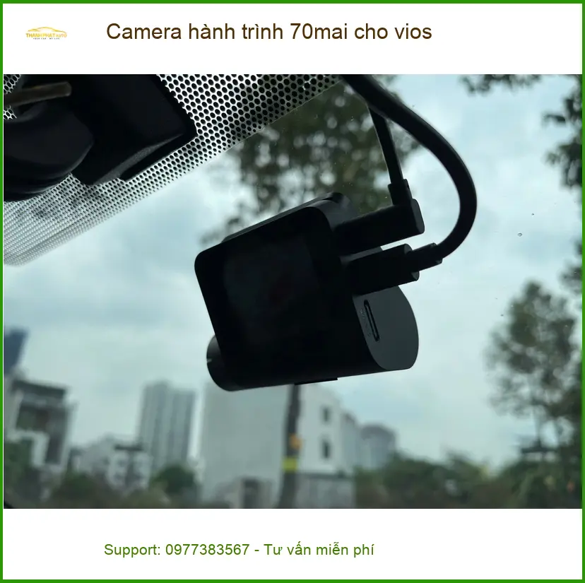 Anh Tùng lắp Camera hành trình 70mai cho Vios tại Nhà Bè để tiện quan sát đường ảnh thực tế 3