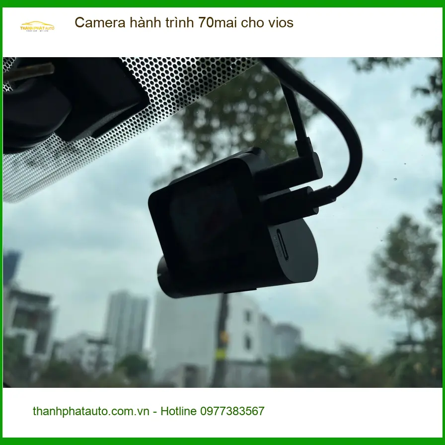 Anh Huy gắn Camera hành trình 70mai Vios Quận 9 đảm bảo chính hãng ảnh thực tế 3