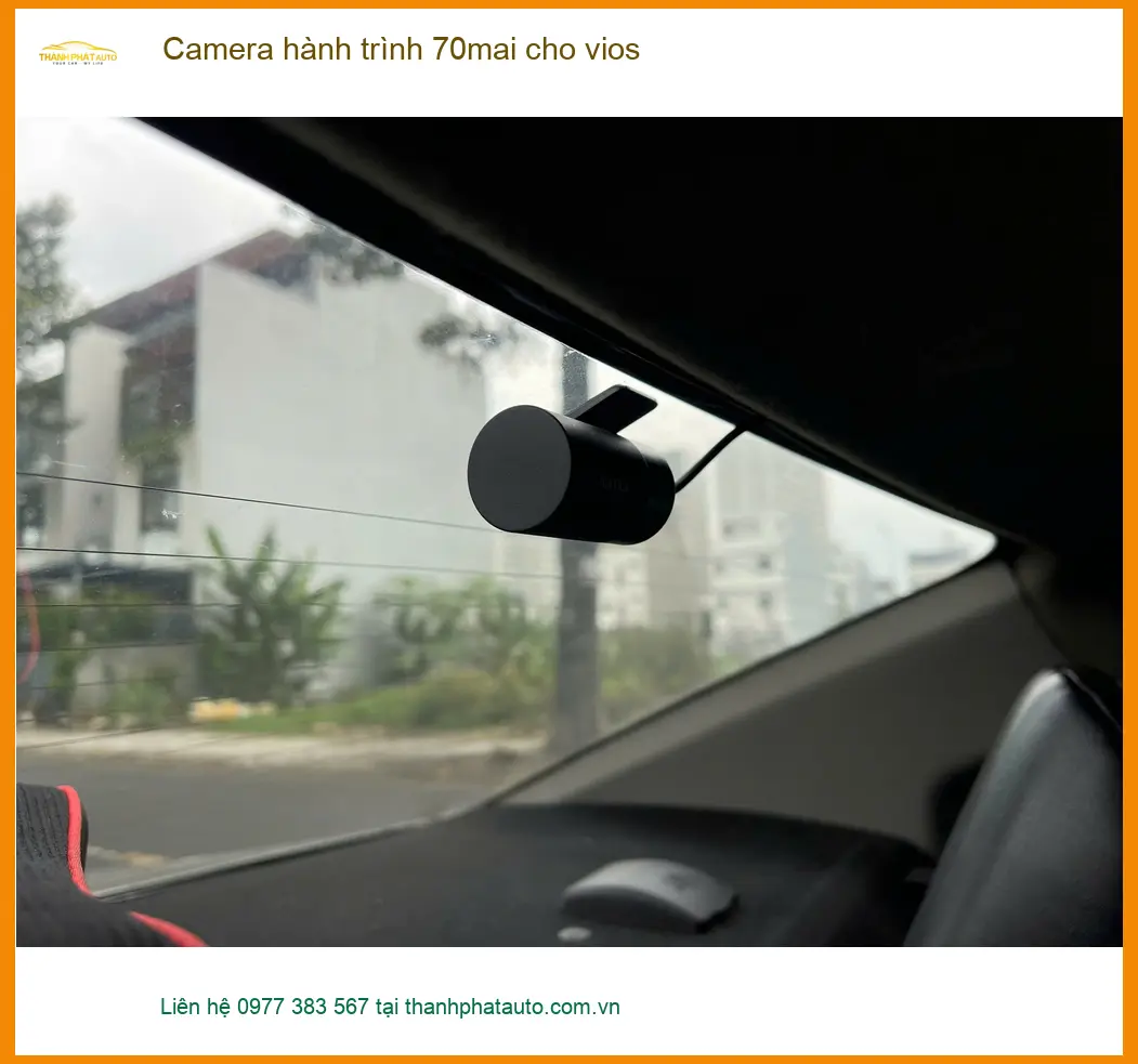 Anh Khải lắp Camera hành trình 70mai cho Vios ở Bình Tân để an tâm ảnh thực tế 5