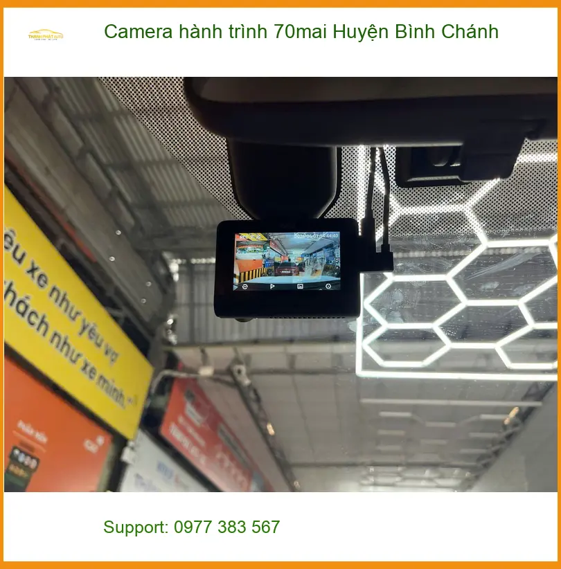 Trung Tâm Gắn Camera Hành Trình Ô Tô hành trình 70mai Huyện Bình Chánh - Gắn Nhanh Trong Ngày ảnh thực tế 3