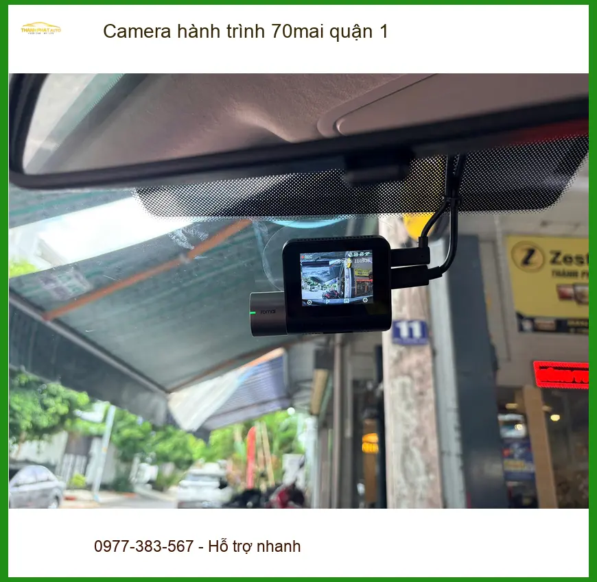 Dịch Vụ Lắp Camera Hành Trình Ô Tô 70mai Tại Quận 1 - Gắn Nhanh Trong Ngày