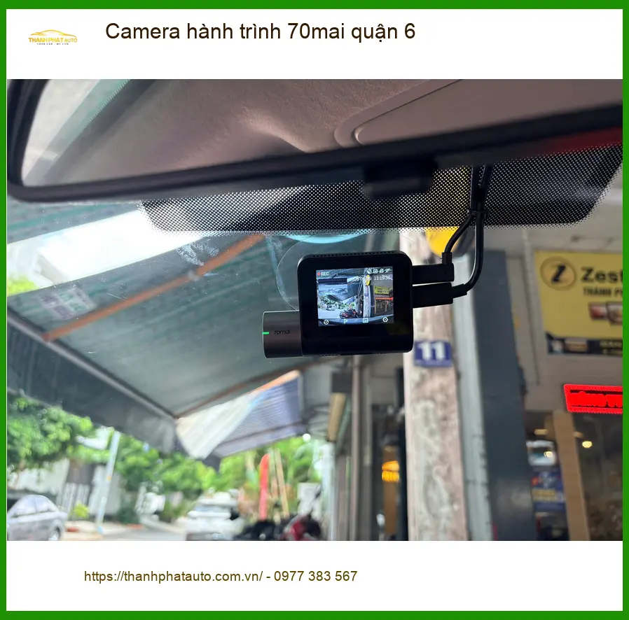 Nơi Lắp Camera Hành Trình Ô Tô hành trình 70mai quận 6 - Giá Tốt TPHCM ảnh thực tế 2
