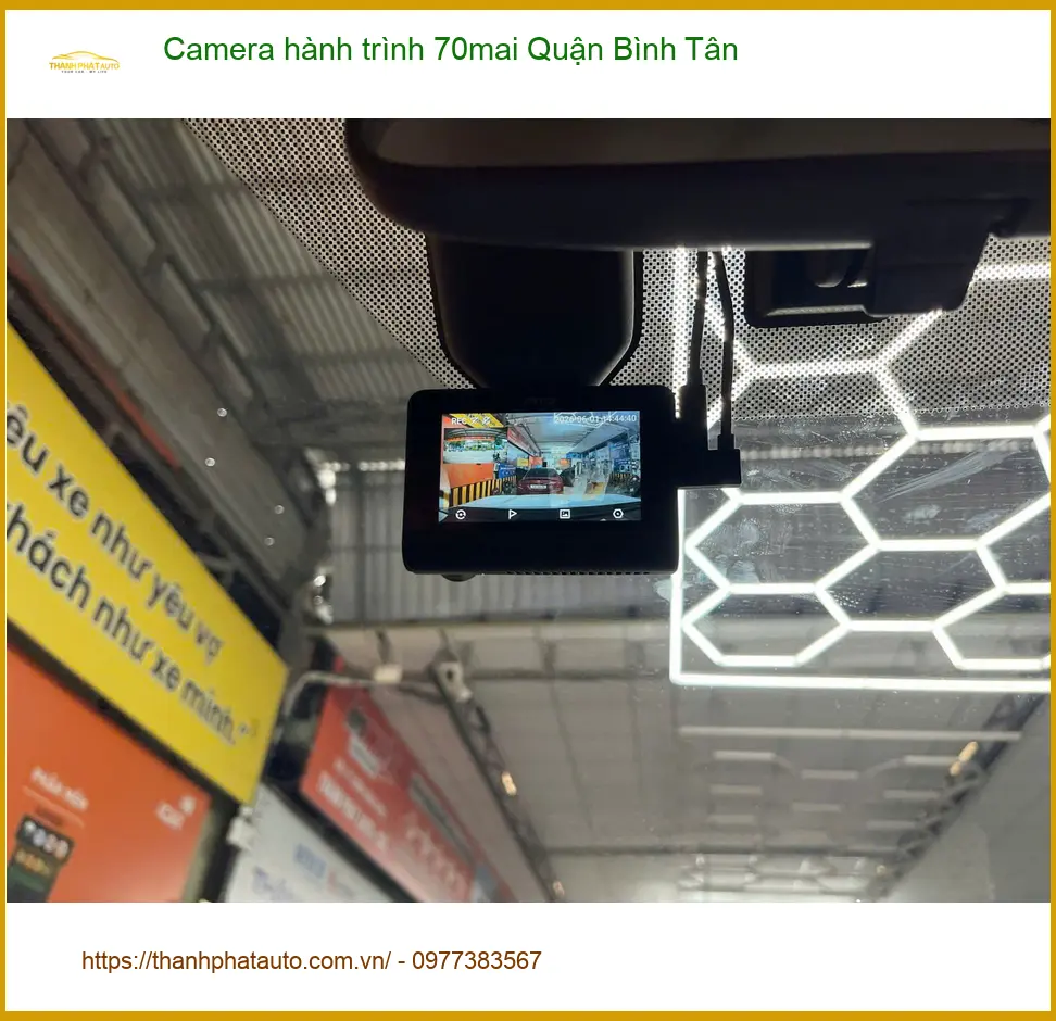 Nơi Lắp Camera Hành Trình Ô Tô hành trình 70mai Quận Bình Tân - Giá Tốt TPHCM ảnh thực tế 2