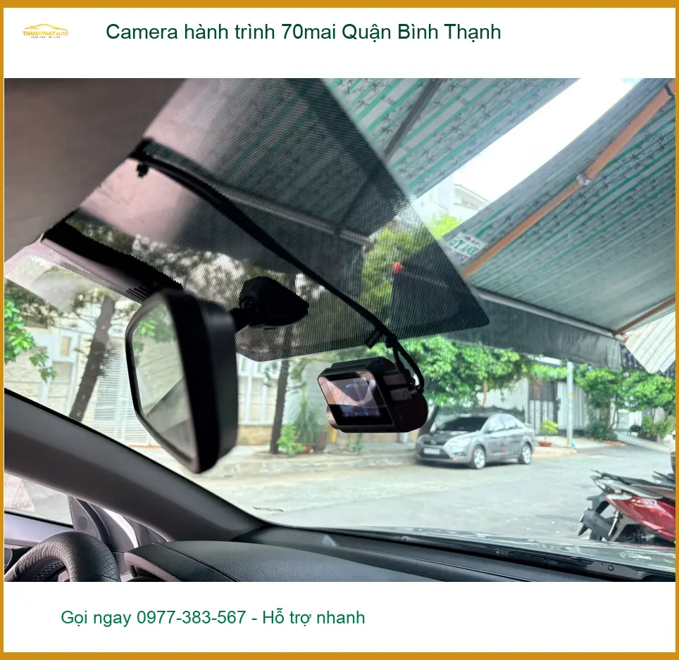 Địa Chỉ Lắp Camera Hành Trình 70mai Bình Thạnh - Giá Tốt TPHCM ảnh thực tế 2