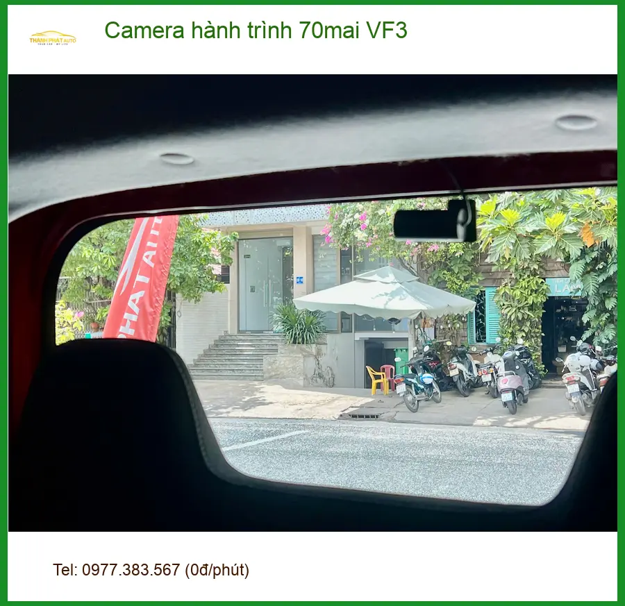 Chú Tấn lắp Camera hành trình 70mai VF3 cho VinFast VF3 tại Bình Chánh