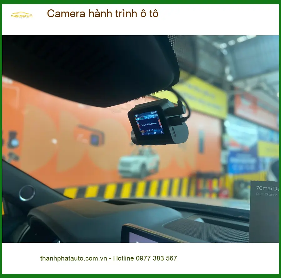 Anh Minh lắp Camera hành trình ô tô cho VinFast Lux A2.0 ở Quận 9 ảnh thực tế 2