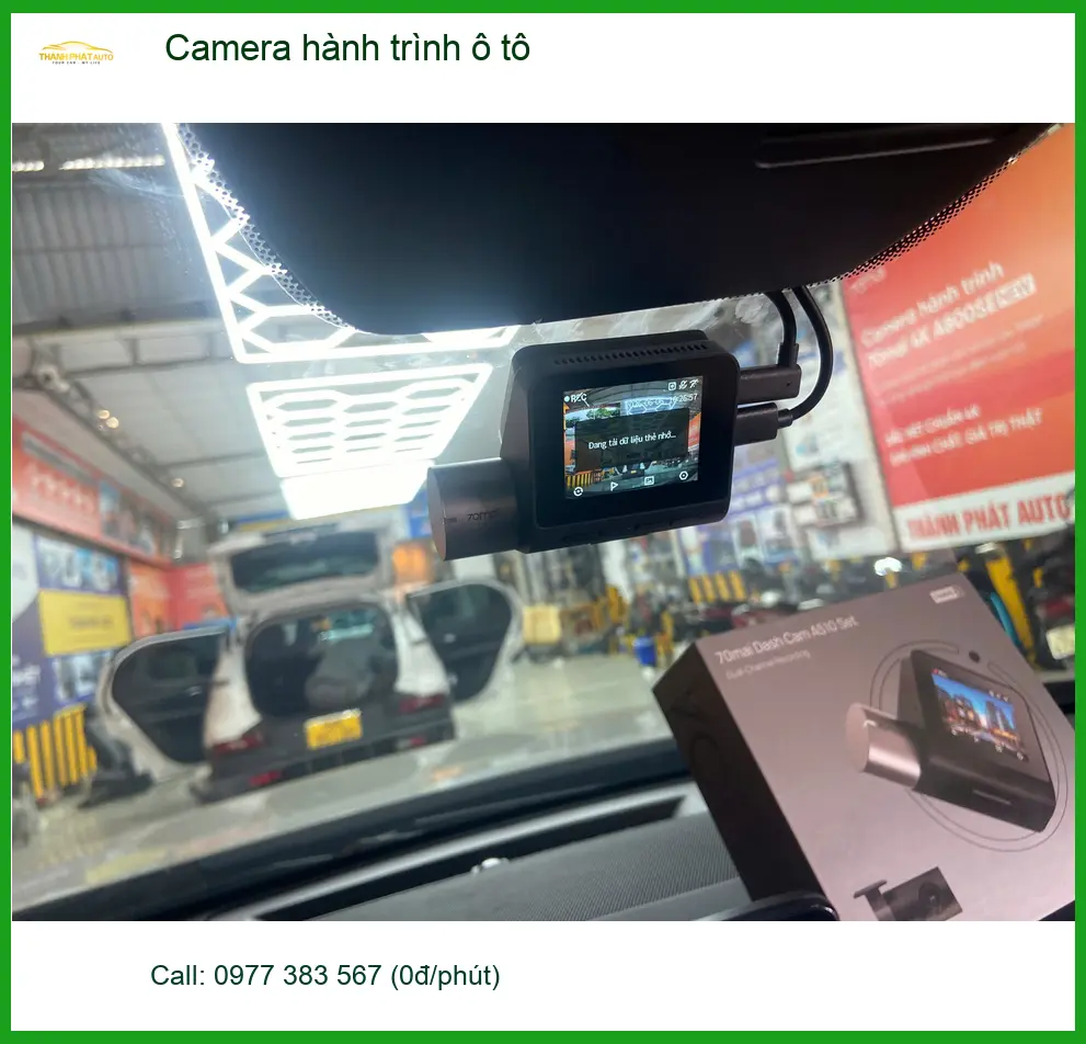 Anh Minh lắp Camera hành trình ô tô cho VinFast Lux A2.0 ở Quận 9 ảnh thực tế 3