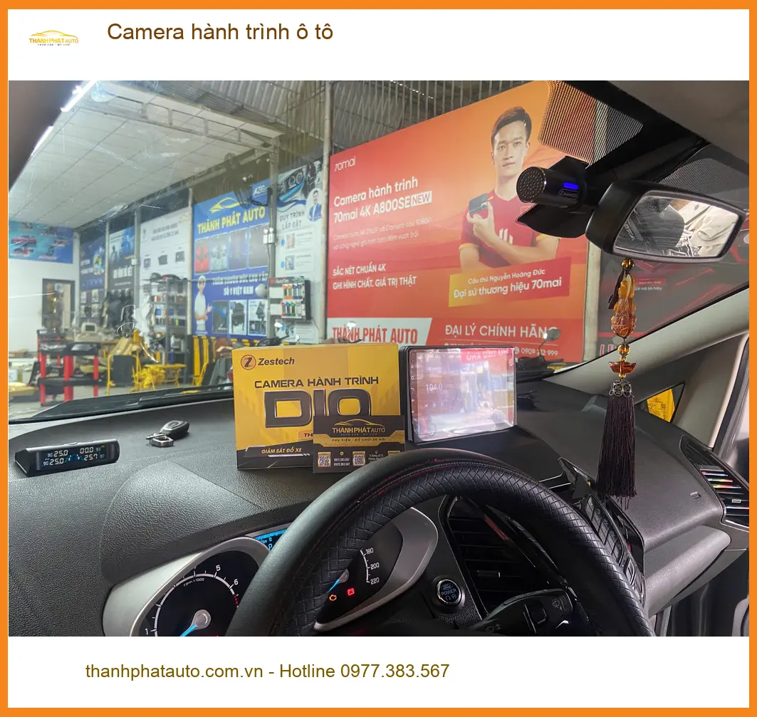 Anh Tấn lắp camera hành trình ô tô VinFast VF 5 tại Quận 12 bảo vệ xe. ảnh thực tế 2