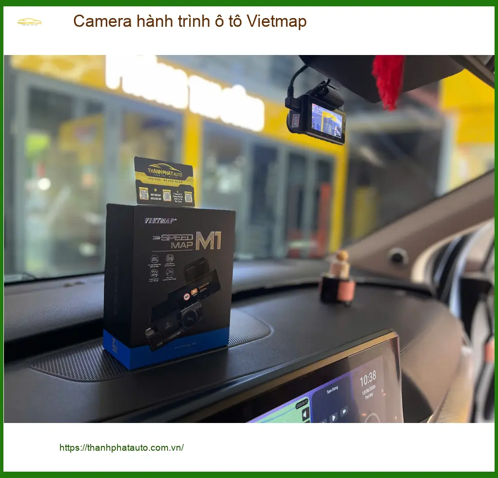 Anh Minh lắp Camera hành trình ô tô Vietmap cho Toyota Fortuner tại Quận Gò Vấp