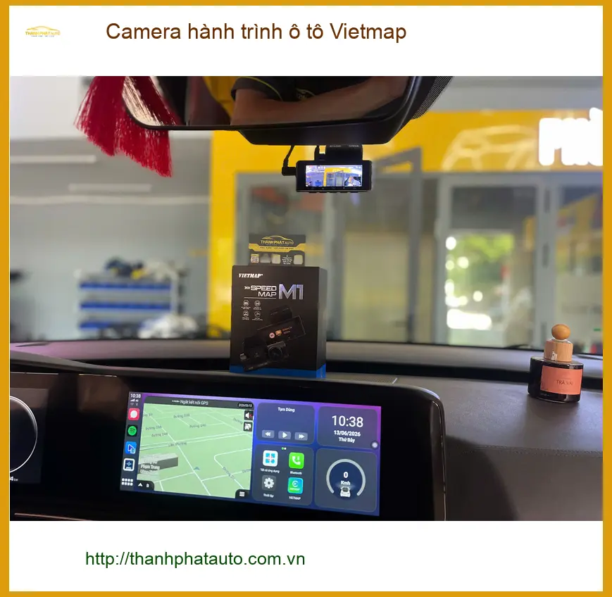 Anh Minh lắp Camera hành trình ô tô Vietmap cho Toyota Fortuner tại Quận Gò Vấp ảnh thực tế 2