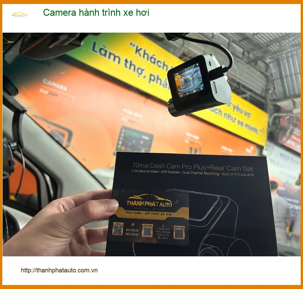 Chị Thảo lắp camera hành trình xe hơi cho Hyundai Accent tại Quận 9 ảnh thực tế 3