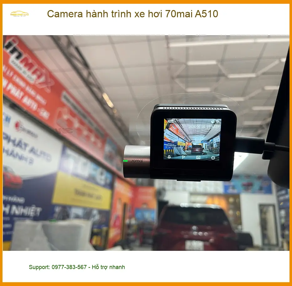 Anh Tấn lắp Camera 70mai A510 cho Outlander tại Quận 10 ghi lại mọi khoảnh khắc ảnh thực tế 2