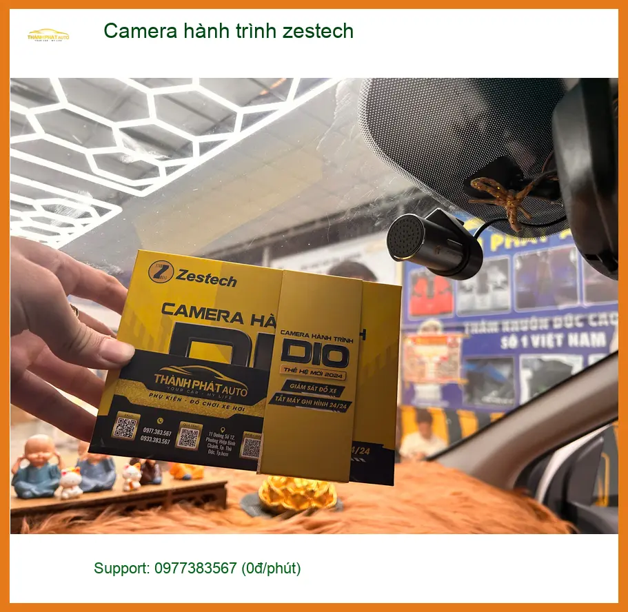 Anh Nhật lắp camera hành trình Zestech cho Hyundai Accent tại Quận 12