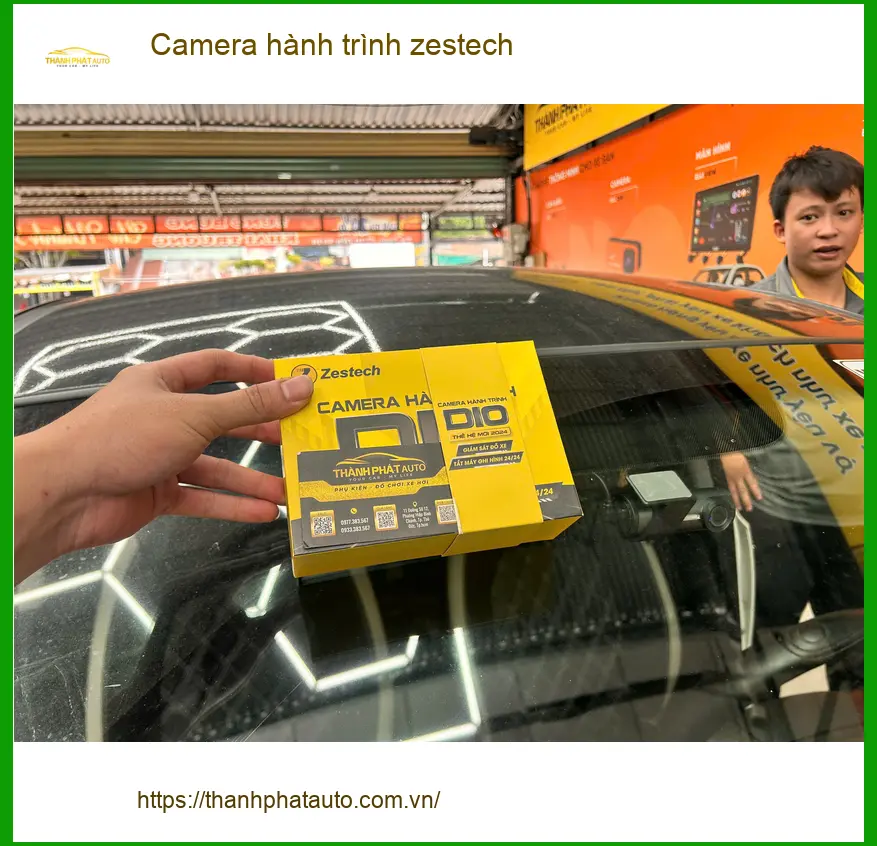 Địa chỉ lắp Camera hành trình Zestech chính hãng ở Quận 8 ảnh thực tế 3