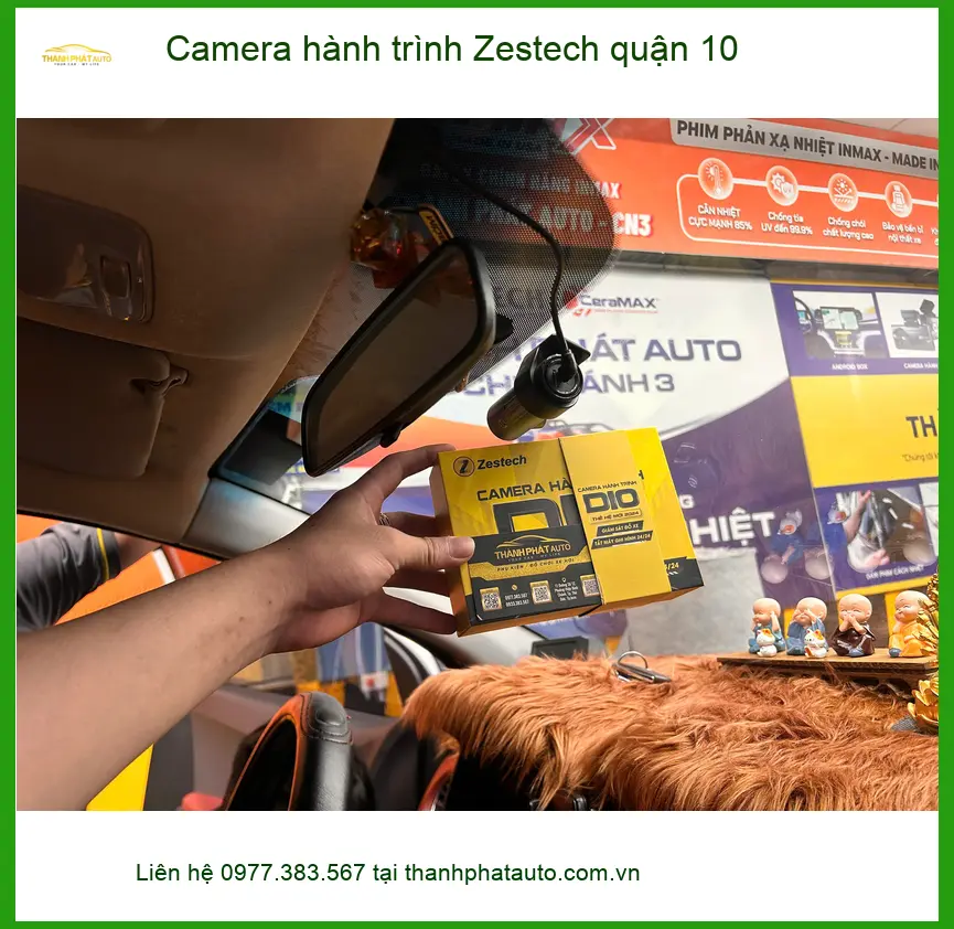 Nơi Lắp Camera Hành Trình Ô Tô hành trình Zestech quận 10 - Giá Tốt TPHCM ảnh thực tế 2