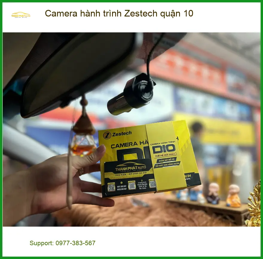 Nơi Lắp Camera Hành Trình Ô Tô hành trình Zestech quận 10 - Giá Tốt TPHCM ảnh thực tế 3