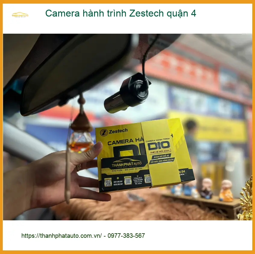 Nơi Lắp Camera Hành Trình Ô Tô hành trình Zestech quận 4 - Giá Tốt TPHCM ảnh thực tế 2