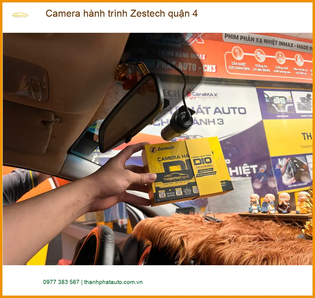 Nơi Lắp Camera Hành Trình Ô Tô hành trình Zestech quận 4 - Giá Tốt TPHCM ảnh thực tế 3