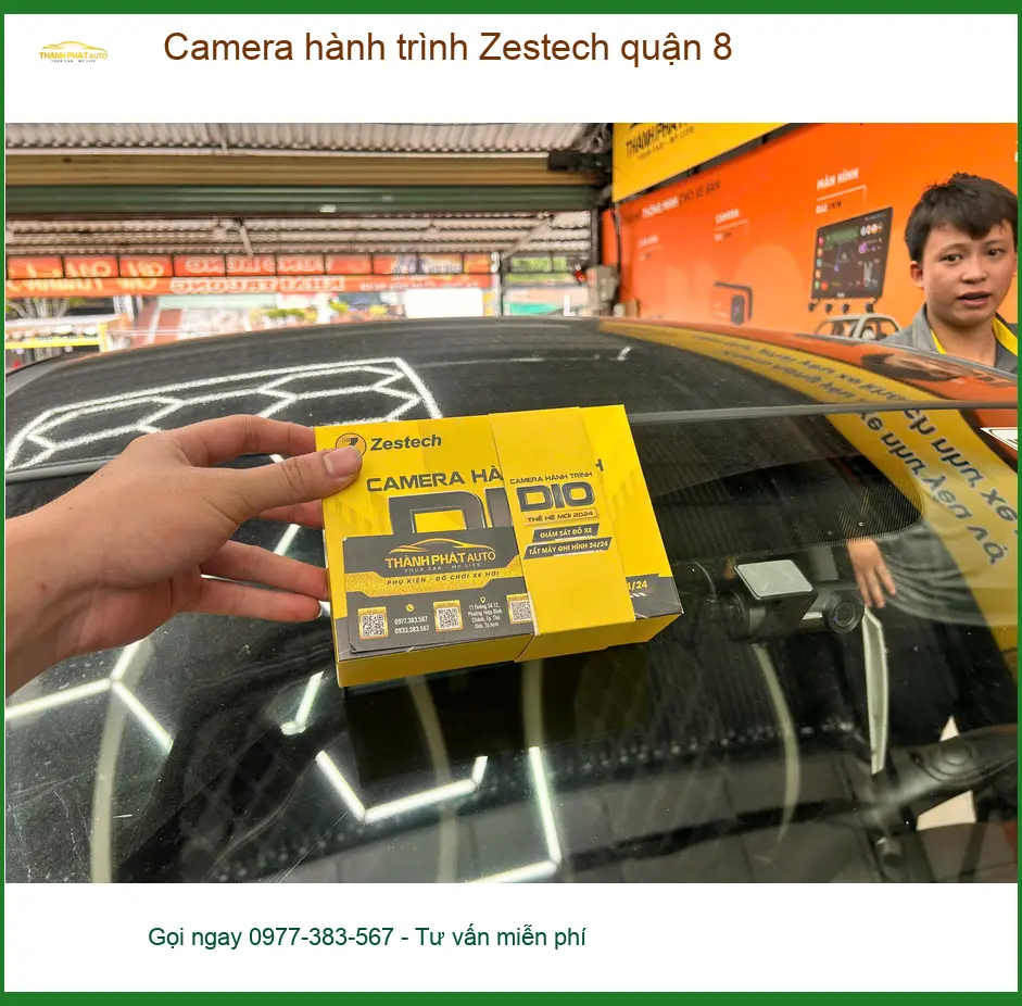 Nơi Lắp Camera Hành Trình Ô Tô hành trình Zestech quận 8 - Giá Tốt TPHCM