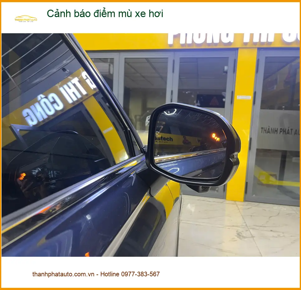 Chị Thảo lắp cảnh báo điểm mù cho Hyundai Kona tại Quận 8 an toàn hơn khi chuyển làn ảnh thực tế 2