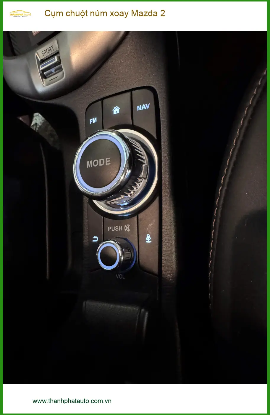 Anh Minh Triết lắp Cụm Chuột Núm Xoay Mazda 2 tại Quận Thủ Đức ảnh thực tế 3