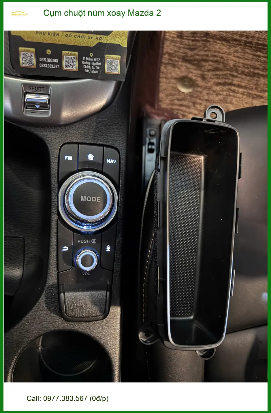 Chú Phúc Lắp Cụm Chuột Núm Xoay Mazda 2 Tại Cần Giờ Vì Cụm Zin Hỏng