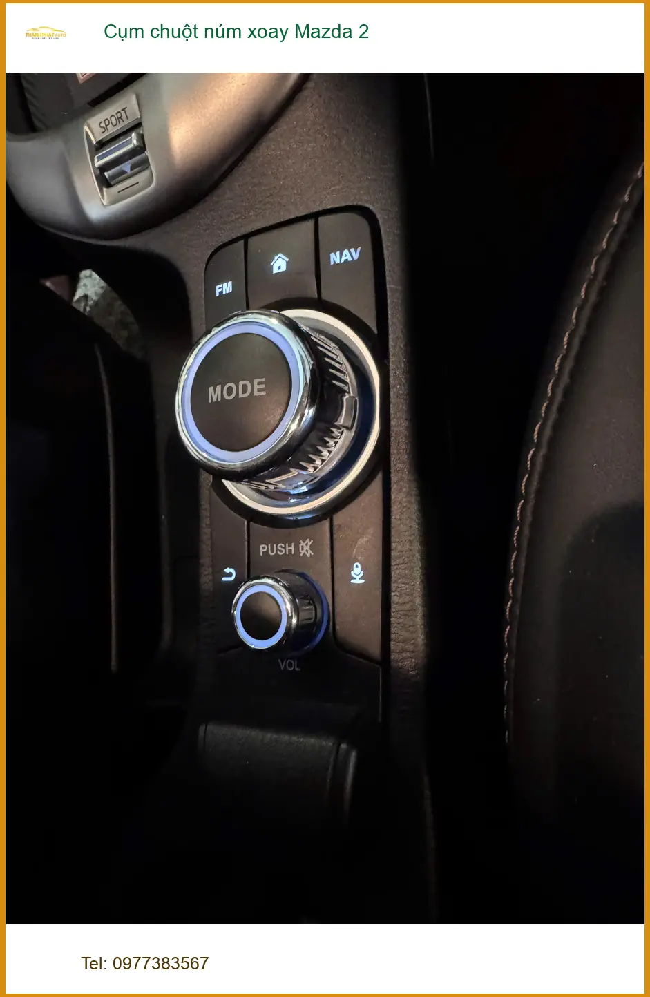 Chú Phúc Lắp Cụm Chuột Núm Xoay Mazda 2 Tại Cần Giờ Vì Cụm Zin Hỏng ảnh thực tế 2