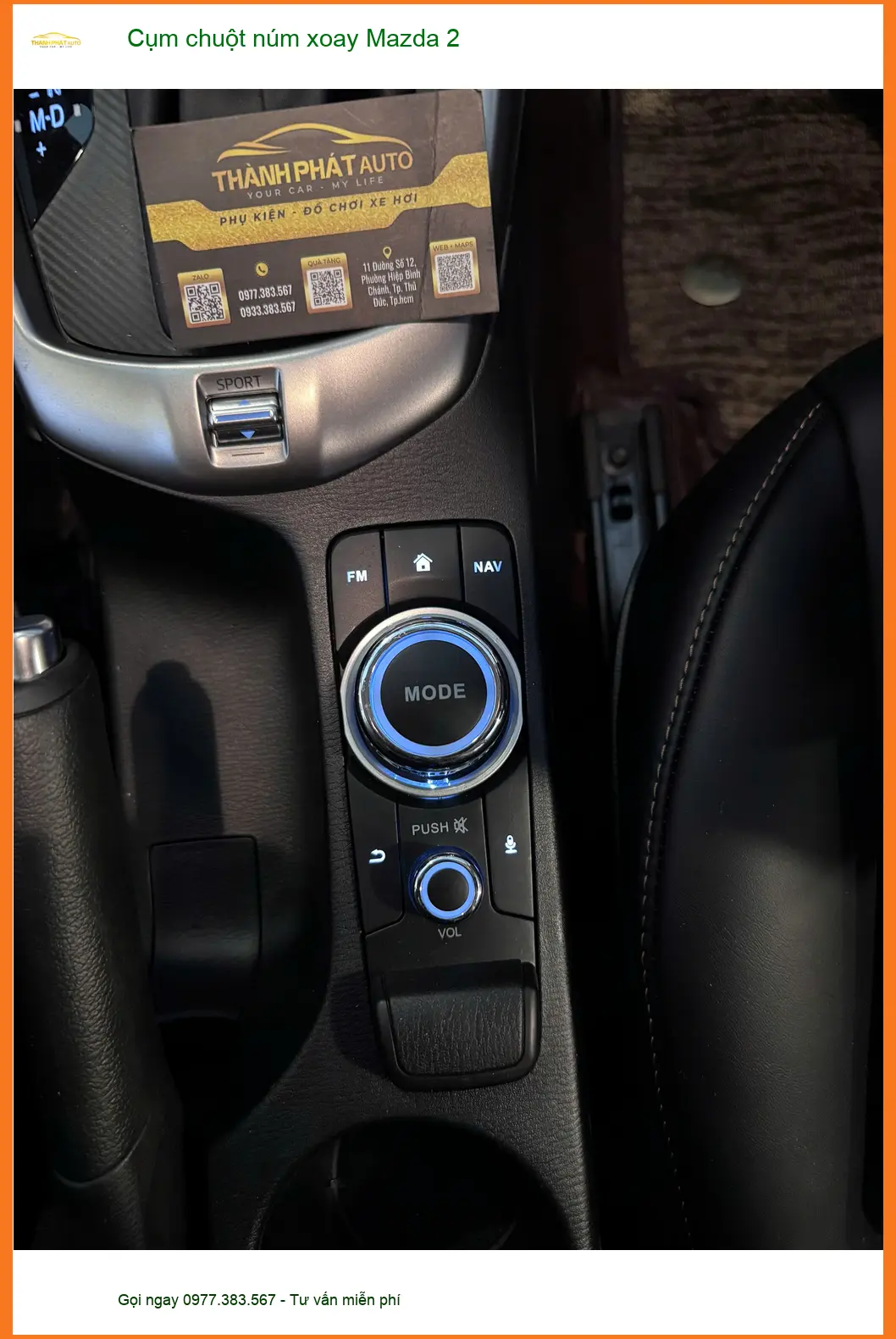 Chú Phúc Lắp Cụm Chuột Núm Xoay Mazda 2 Tại Cần Giờ Vì Cụm Zin Hỏng ảnh thực tế 5